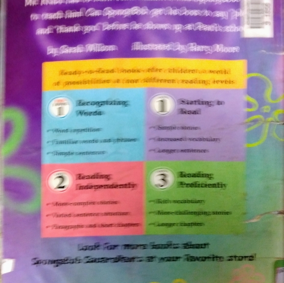 Just say please SpongeBob SquarePants ready to read paperback - Picture 2 of 2
